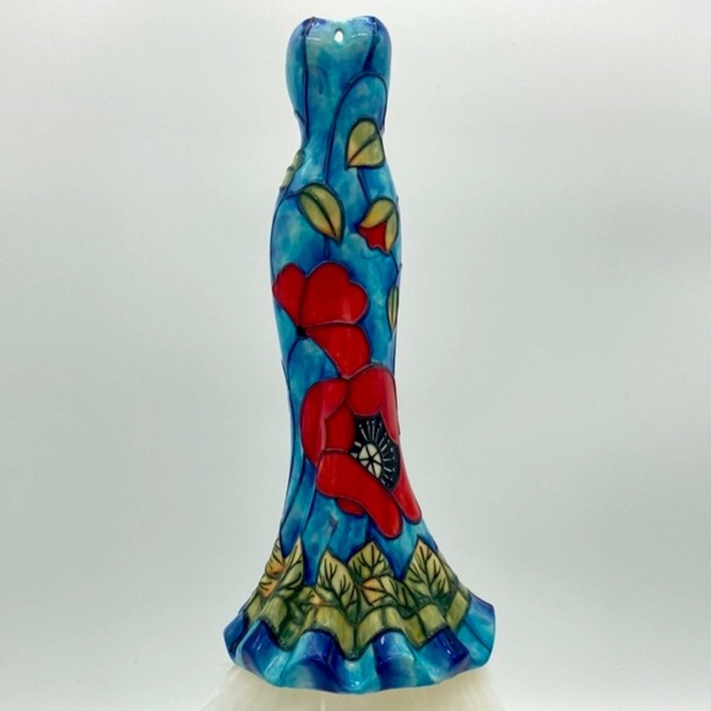 Benaya by Innovation Poppy Design Art Dress Vase.